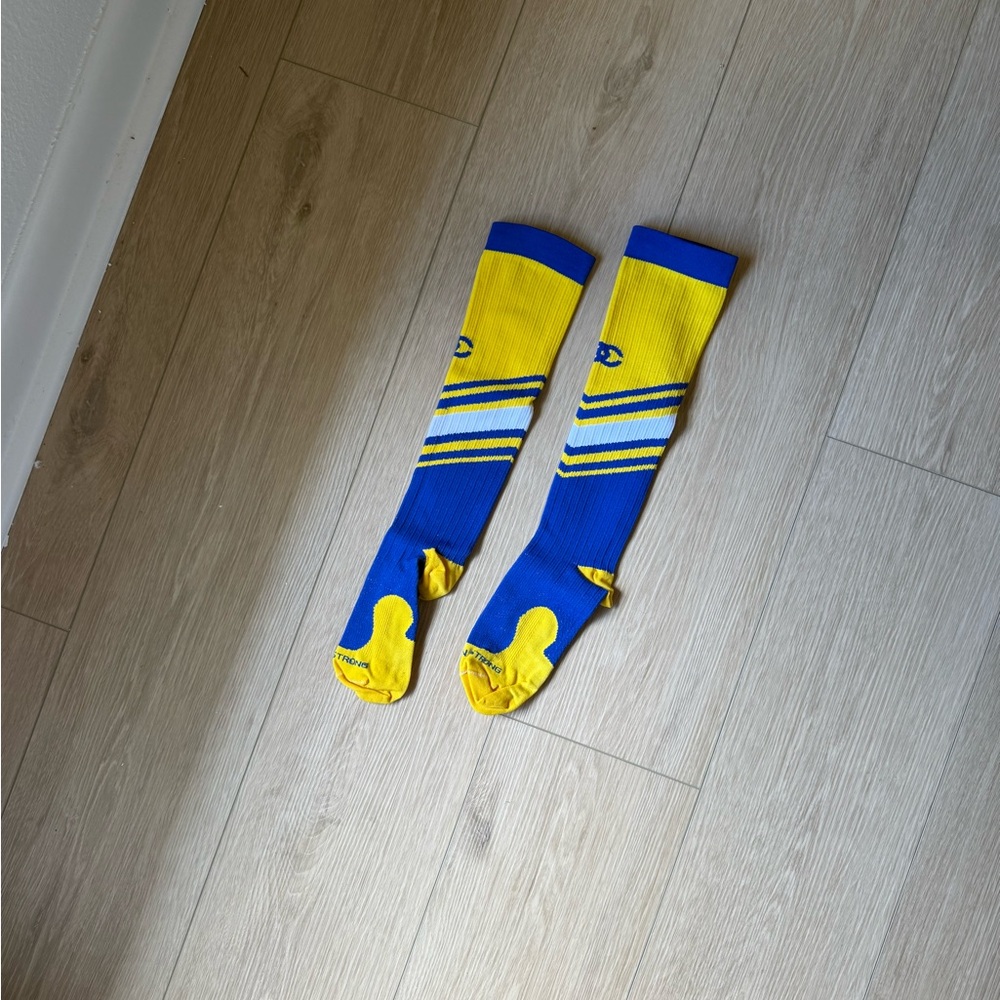 Champion Blue and Yellow Socks
